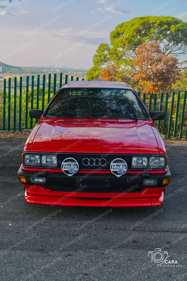 Audi Coupè GT 1988 — automotive photography