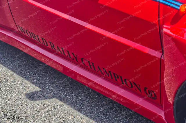 Lancia Delta HF Integrale 1980 — automotive photography